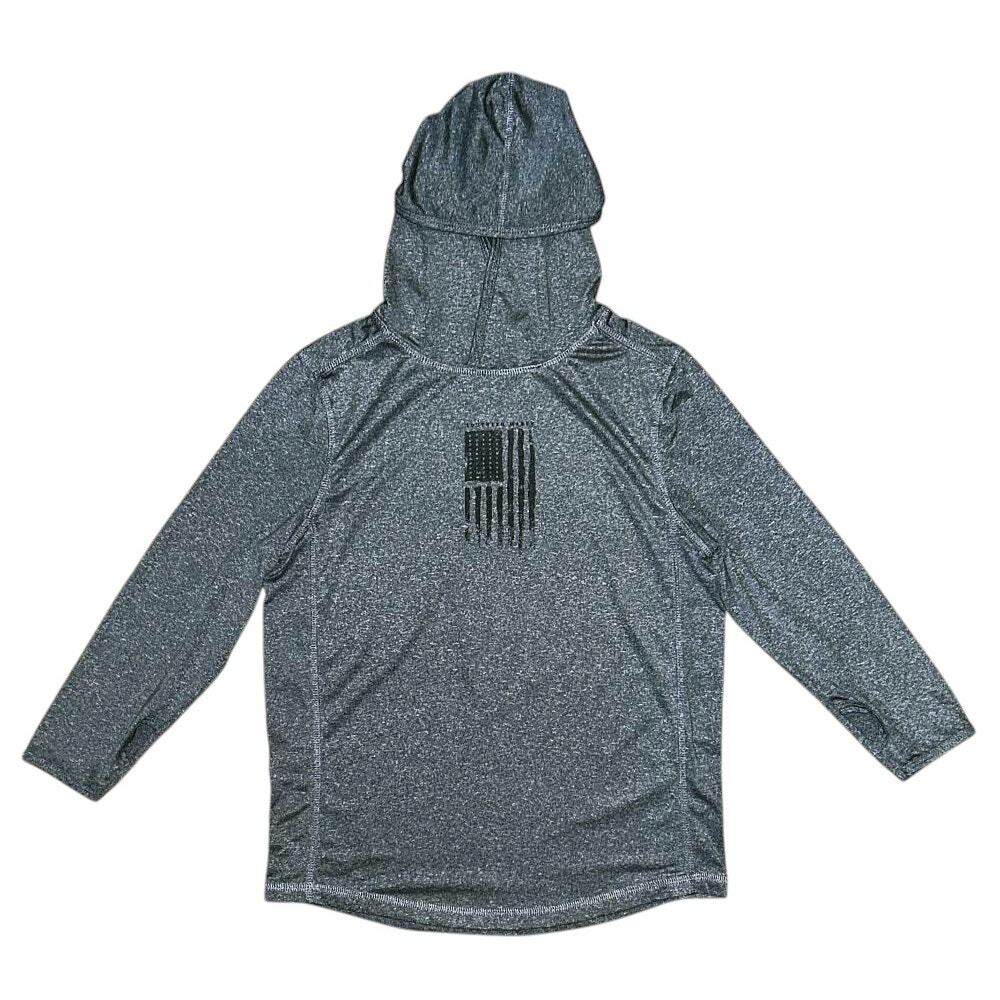 Southern Marsh FieldTec Featherlight Gray Athletic Hoodie Youth Medium